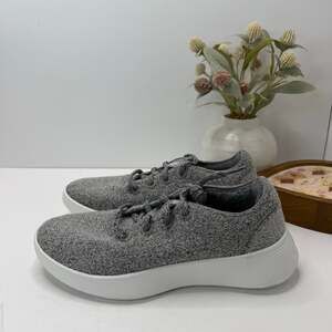 Allbirds Wool Runner 2 Lace-up Sneakers Gray Athletic Low Top Men 9 Tried On